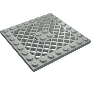 Plate Special 8 x 8 with Grille [No Hole in Center]