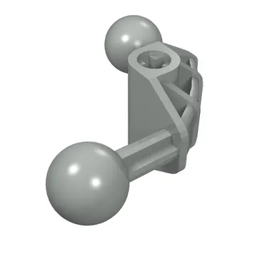 Large Figure Skeletal, Limb, Angular 90°, 4 x 4 x 2 with 2 Ball Joints, and Axle Hole
