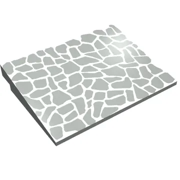 Brick Sloped 10° 6 x 8 with Slate Roof Print