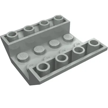 Brick Sloped Inverted 45° 4 x 4 Double with 4 x 2 Recessed