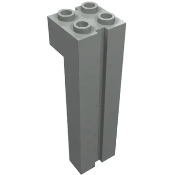 Brick Special 2 x 2 x 6 with Groove