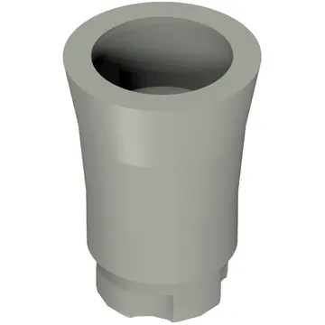 Plant, Palm Tree Trunk - Short Connector, Axle Hole with 4 Inside Prongs