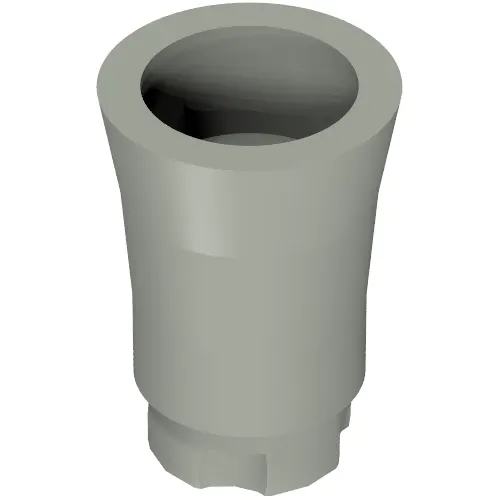 Plant, Palm Tree Trunk - Short Connector, Axle Hole with 2 Inside Prongs