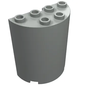 Cylinder Half 2 x 4 x 4