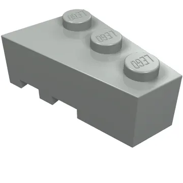 Brick Wedged, Angled 3 x 2 Right