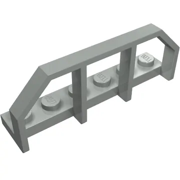 Plate Special 1 x 6 with Train Wagon End Fence