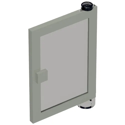 Door 1 x 4 x 5 Right with Trans-Brown Glass