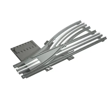 Train Track 12V Switch Point Left, Type 2 - Track Only