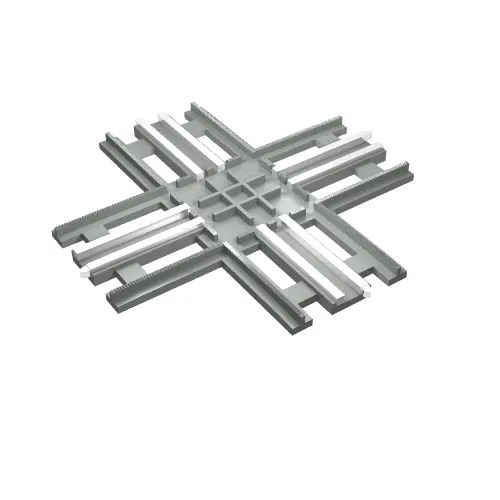 Vehicle Track, Train, 12V Tapered Crossing
