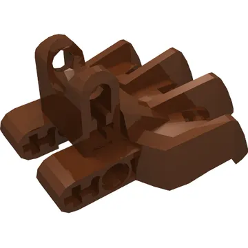 Large Figure Foot, with Ball Socket 5 x 6 x 2