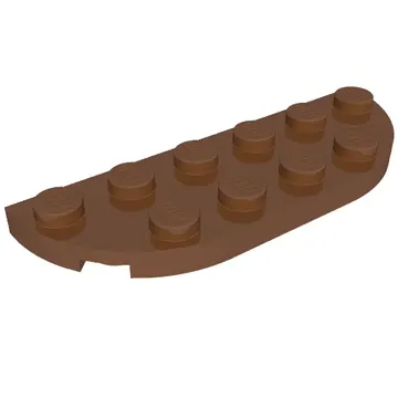 Plate Round Corners 2 x 6 Double
