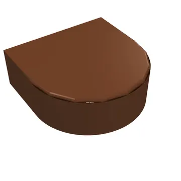 Tile Round 1 x 1 Half Circle