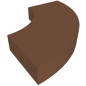 Tile 2 x 2 Curved, Macaroni