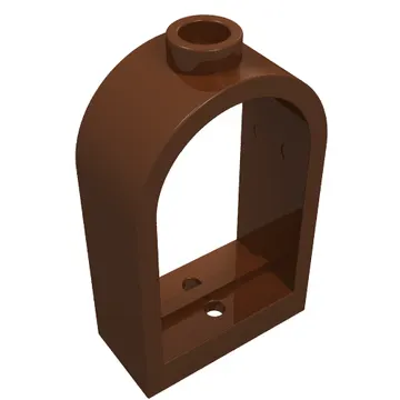 Window 1 x 2 x 2 2/3 with Rounded Top