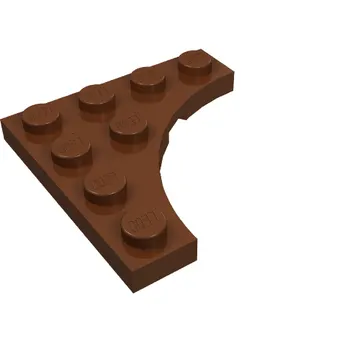 Plate Special 4 x 4 with 3 x 3 Quarter Round Cutout
