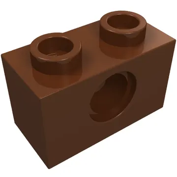 Technic Brick 1 x 2 [1 Pin Hole]