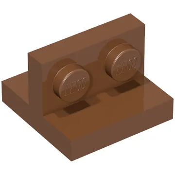 Bracket 2 x 2 with 1 x 2 Vertical Studs