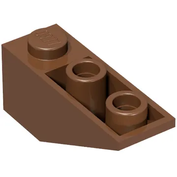 Brick Sloped Inverted 33° 3 x 1 with Internal Stopper and No Front Stud Connection