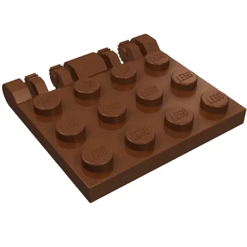 Hinge Plate 3 x 4 Locking Dual 2 Finger, 9 Teeth