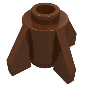 Brick Round 1 x 1 with Fins, Open Stud