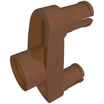 Technic Pin Connector 3L with 2 Pins and Center Hole [Pin Ridges Across Part]