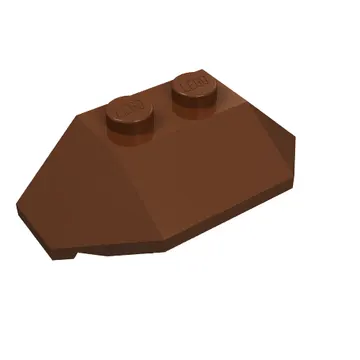 Brick Wedged, Sloped 45° 2 x 4 Triple