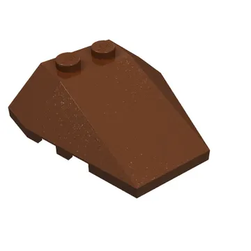 Brick Wedged, Sloped 4 x 4 Triple, Stud Notches