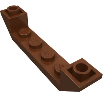 Brick Sloped Inverted 45° 6 x 1 Double with 1 x 4 Recessed