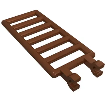 Bar 7 x 3 with Double Clips (Ladder) [Straight Clips]