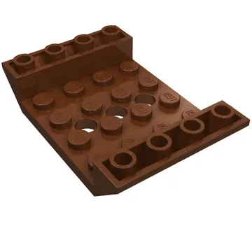 Brick Sloped Inverted 45° 6 x 4 Double with 4 x 4 Recessed and 3 Holes