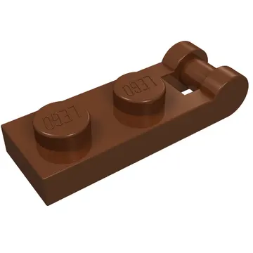 Plate Special 1 x 2 with Handle on End [Closed Ends]