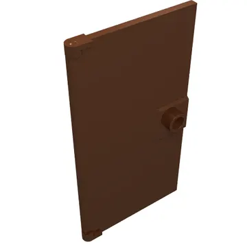 Door 1 x 4 x 6 Smooth with Chamfered Handle Plinth