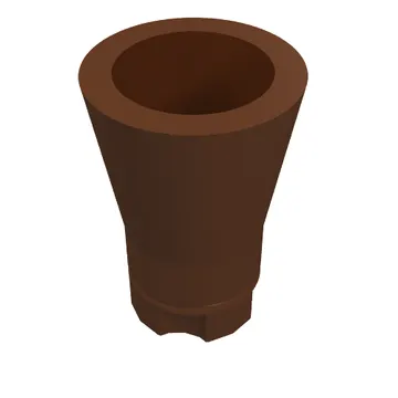 Plant, Palm Tree Trunk - Short Connector, Axle Hole with 2 Inside Prongs