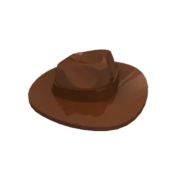 Hat Wide Brim, Outback Style with Wide Belt, Buckle (Fedora)