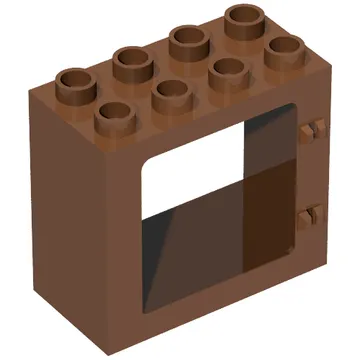 Duplo Door / Window Frame Flat Front Surface, Completely Open Back
