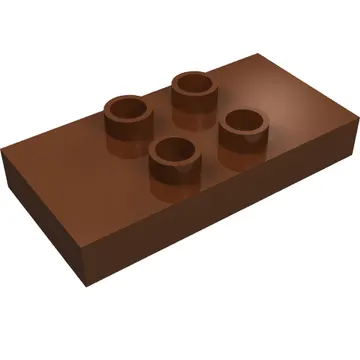 Duplo Plate 2 x 4 x 1/2 with 4 Center Studs [Thick]