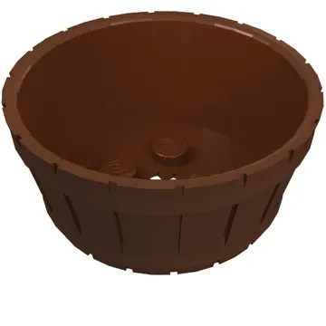 Barrel Half Large with Axle Hole
