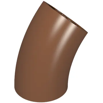 Brick Round 2 x 2 D. Tube with 45° Elbow and Axle Holes (Crossholes) at Each End [SHORT]