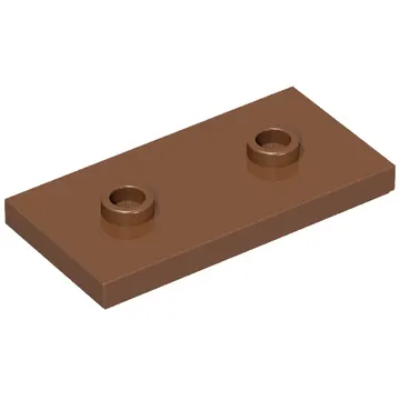 Plate Special 2 x 4 with Groove and Two Center Studs (Jumper)