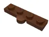 Hinge Plate 1 x 4 Swivel Top / Base - Solid Clip [Complete Assembly]