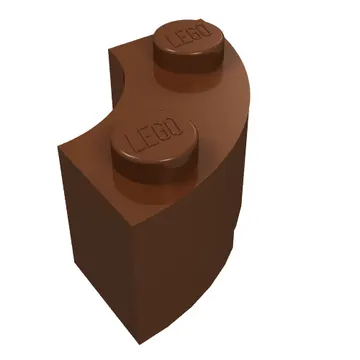 Brick Round Corner 2 x 2 Macaroni with Stud Notch and Reinforced Underside [New Style]