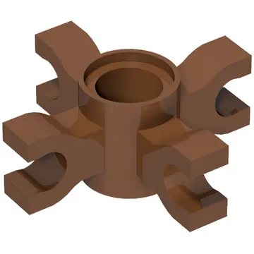 Technic Pin Connector Round with 4 Clips