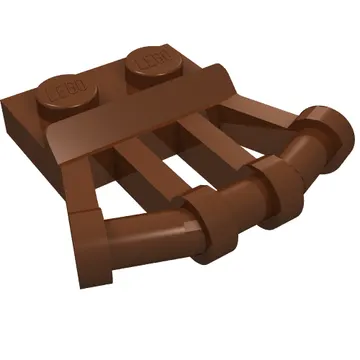 Plate Special 1 x 2 with Angled Handles on Side
