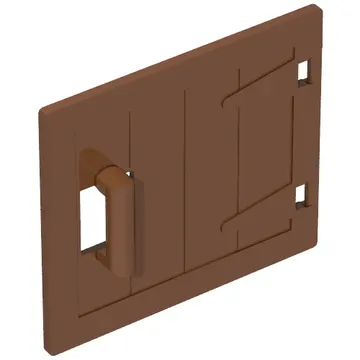 Duplo Door / Lid, Wood Effect