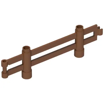 Duplo Fence 1 x 10 x 2 [Clip and Bar ends]