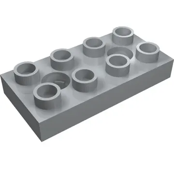 Duplo Plate 2 x 4 with 2 Holes with Locking Ridges