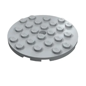 Plate Round 6 x 6 with Hole