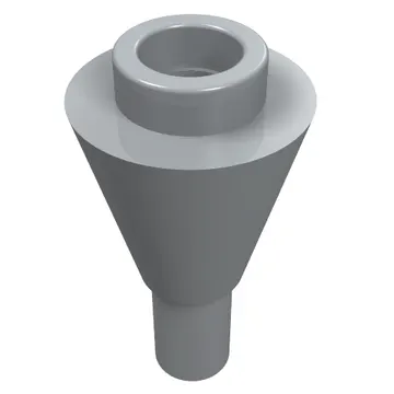 Cone 1 x 1 Inverted with Bar at Bottom (Ice Cream Cone)