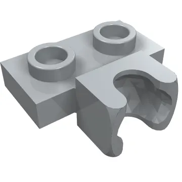 Plate Special 1 x 2 5.9mm Centre Side Towball Socket