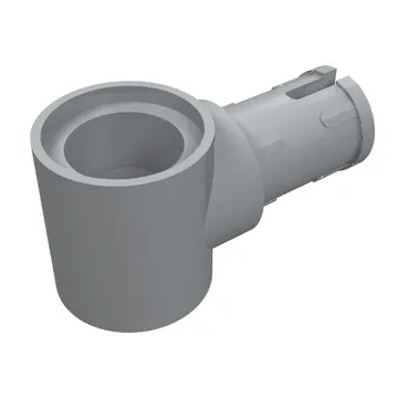 Technic Pin Connector Hub with 1 Pin with Friction Ridges Lengthwise